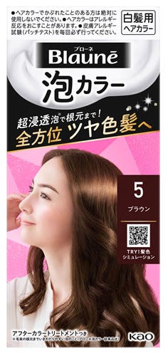 特売セール】 花王 ブローネ 泡カラー 5 ブラウン (1セット) 泡