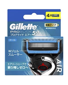 P&Gジレットプログライドエアー電動替刃4B(4個)髭剃りカミソリ替刃【P＆G】