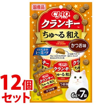 人気沸騰ブラドン セット販売》 いなばペットフード ちゅ クランキー チャオ CIAO キャットフード