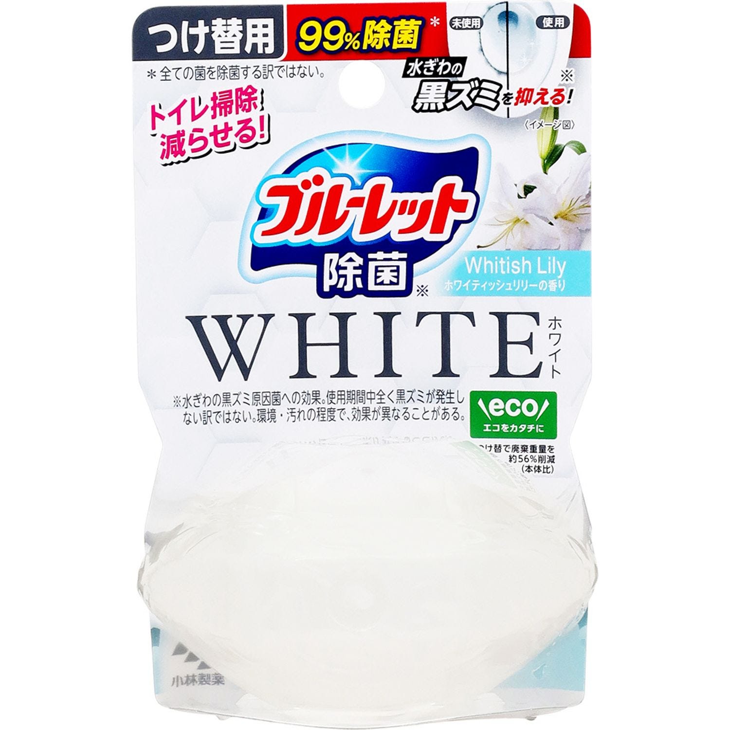 小林製薬 液体ブルーレットおくだけ 除菌ホワイト ホワイ