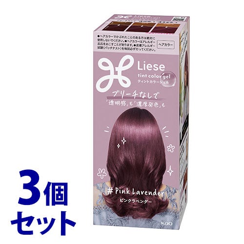 セット販売》 花王 リーゼ ティントカラージェル ピンク