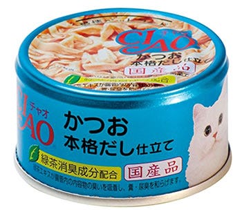 激安単価で チャオ CIAO いなばペットフード ホワイティ 本格だし かつお キャットフード