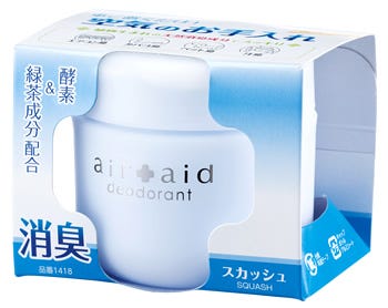 晴香堂 カーオール 消臭エアエイド スカッシュ 1418 (95g