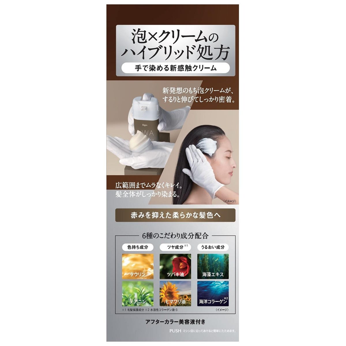 セット販売》 ホーユー ビゲン 泡クリームカラー 6N ダーク