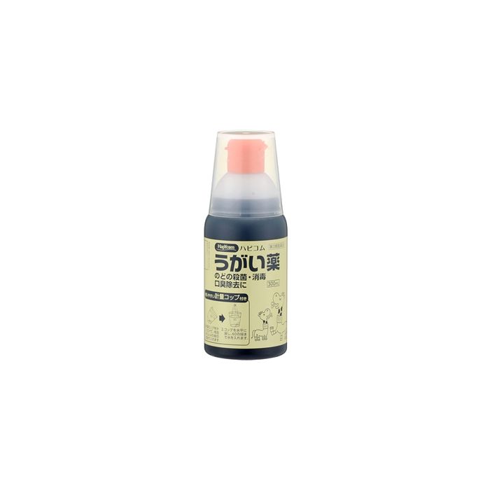 第3類医薬品】ハピコム うがい薬 計量コップ付き (300ml)-医薬品