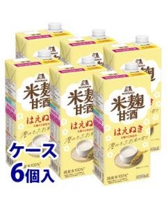 《ケース》森永製菓森永のやさしい米麹甘酒(1000mL)×6個甘酒清涼飲料水