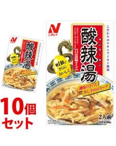 《セット販売》　ニチレイ 酸辣湯 サンラータン 2人前 (100g)×10個セット スープ レトルトパウチ食品