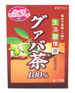 井藤漢方 グァバ茶100% (3g×30袋) 健康茶　※軽減税率対象商品